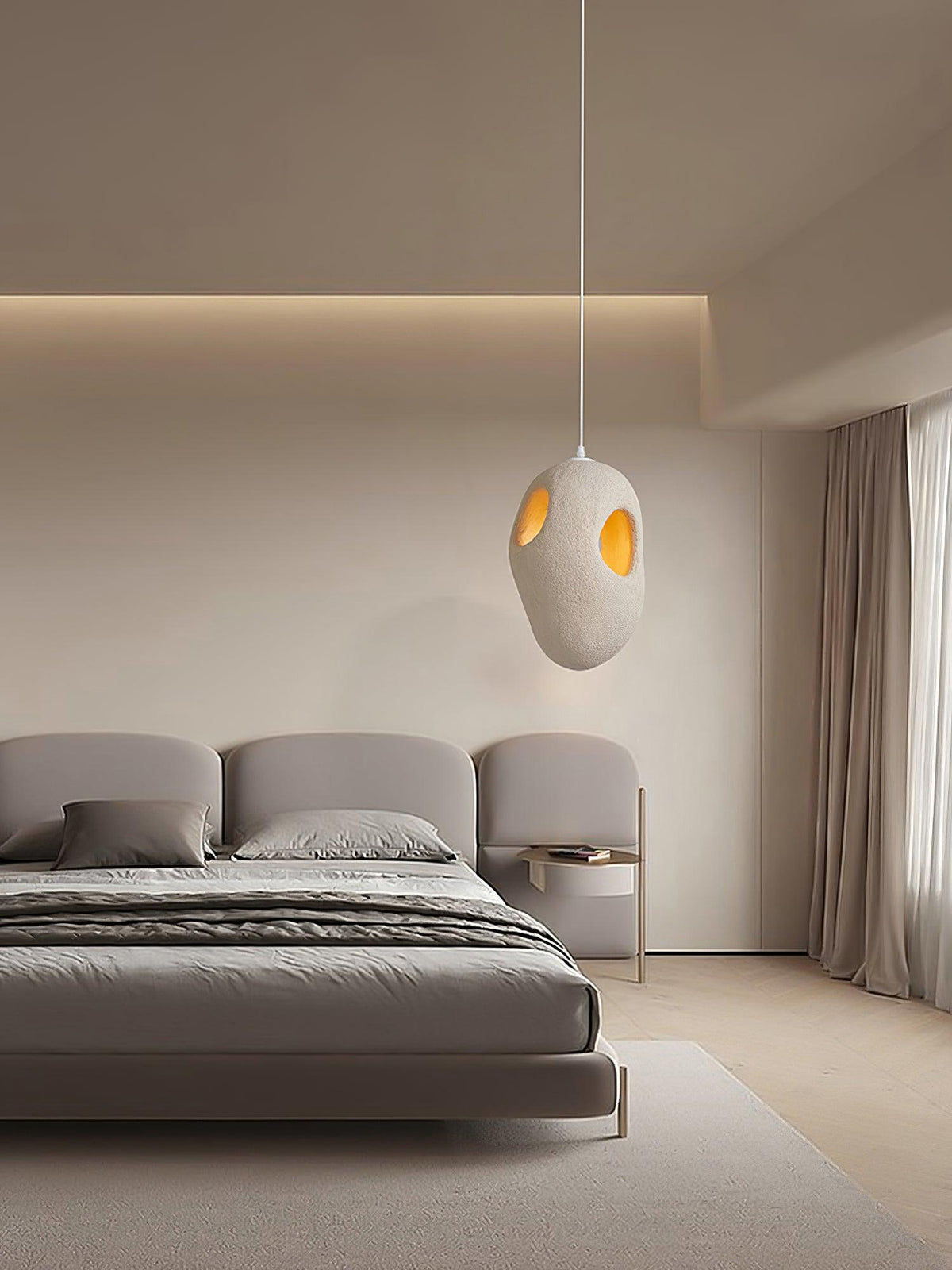 Evenu Beige artistieke hanglamp