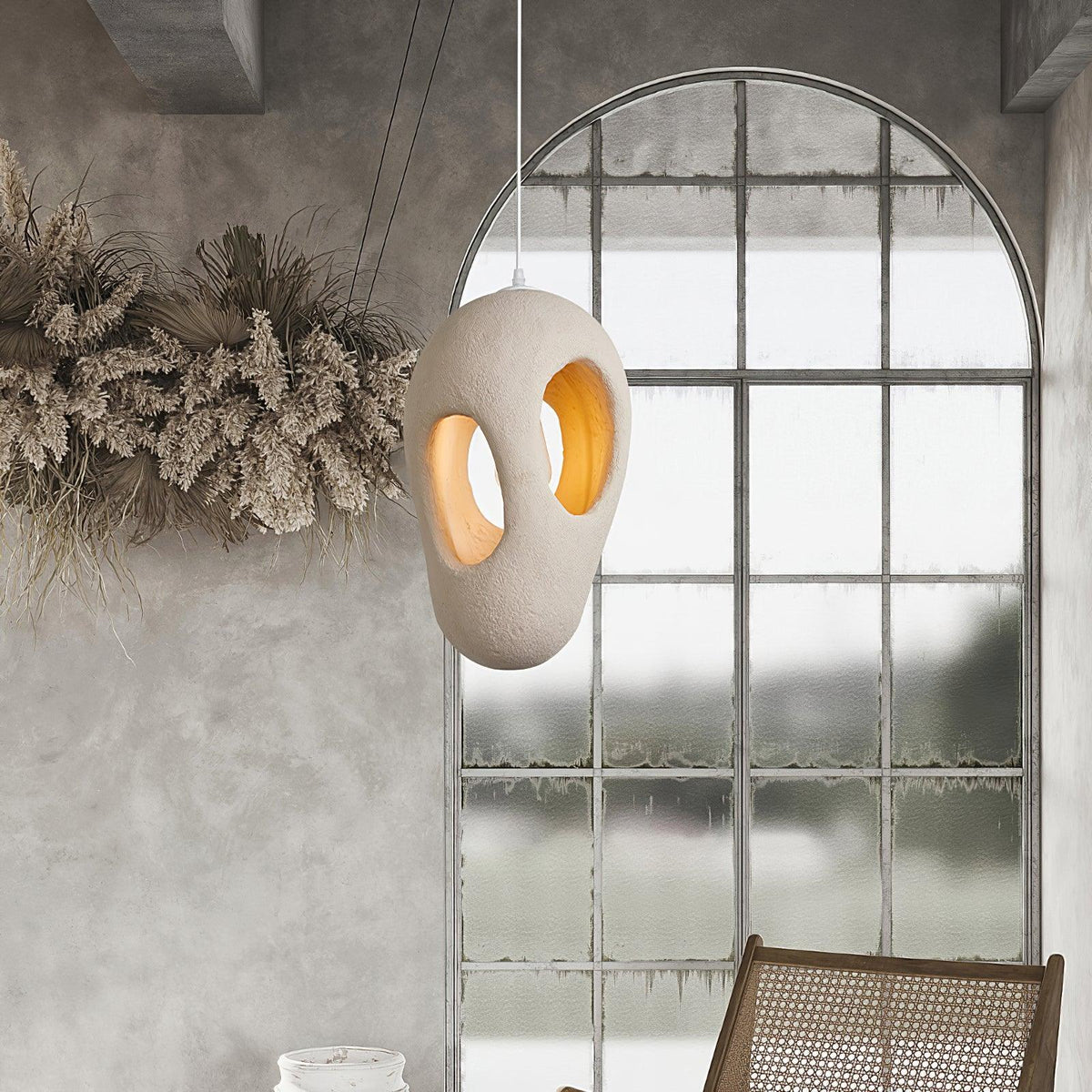 Evenu Beige artistieke hanglamp