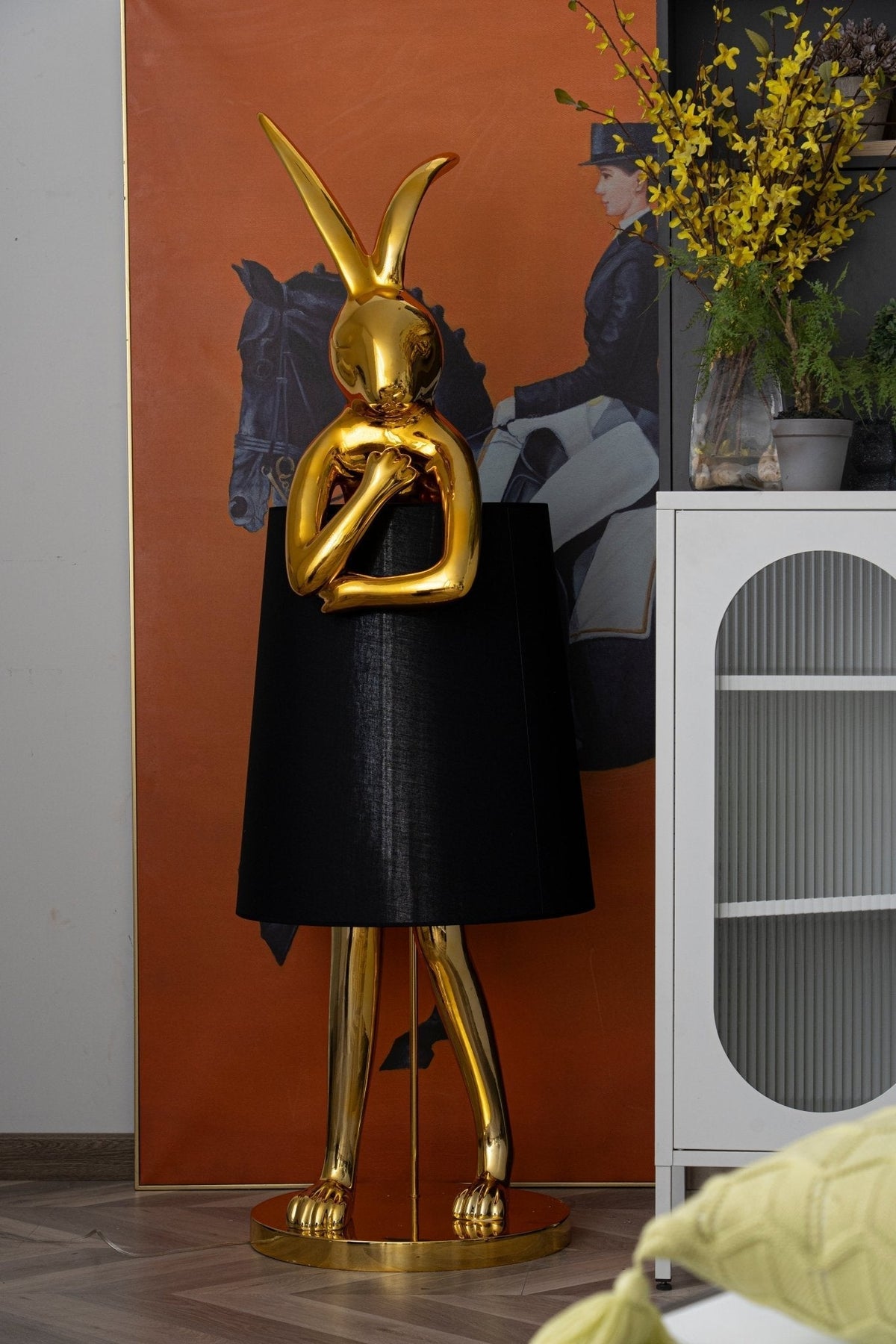 Sedr Luxe vloerlamp met silhouet van een konijn