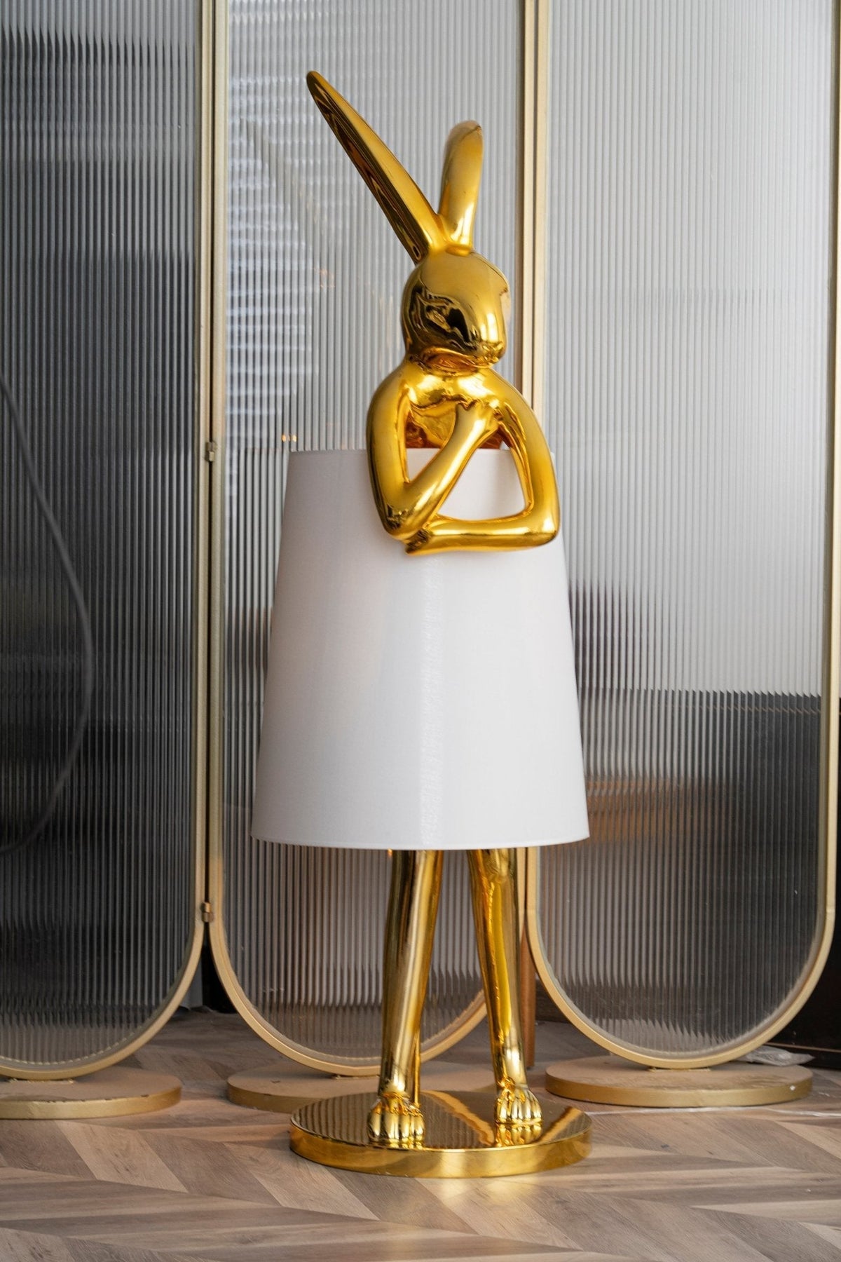 Sedr Luxe vloerlamp met silhouet van een konijn