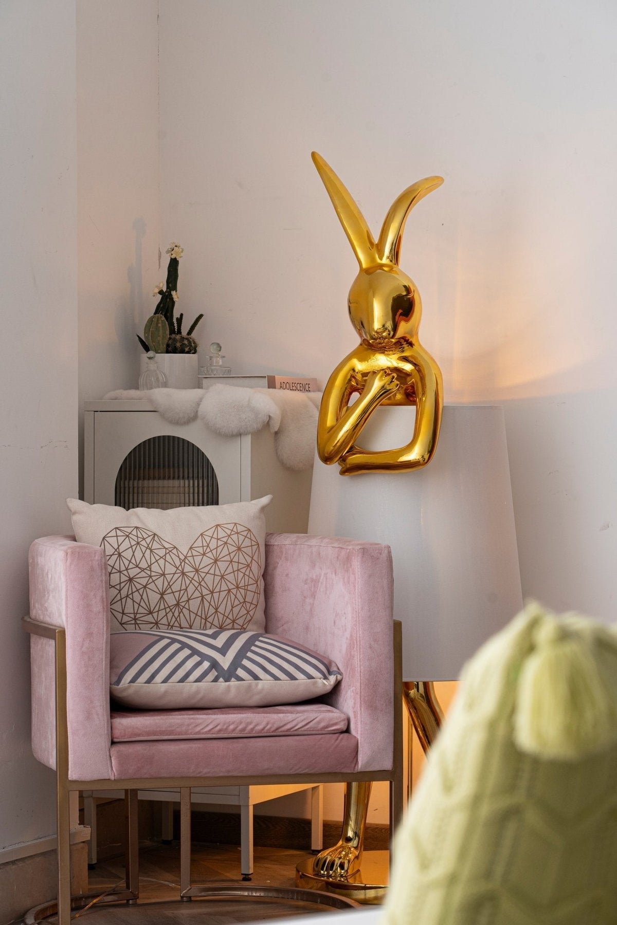 Sedr Luxe vloerlamp met silhouet van een konijn