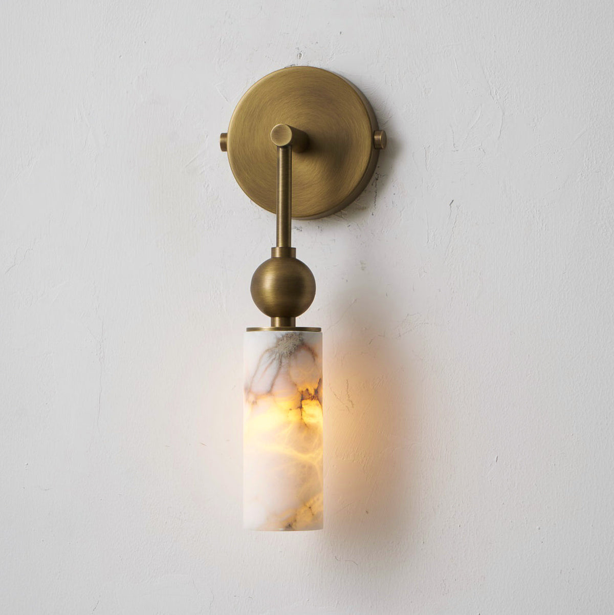 Alvire albasten wandlamp