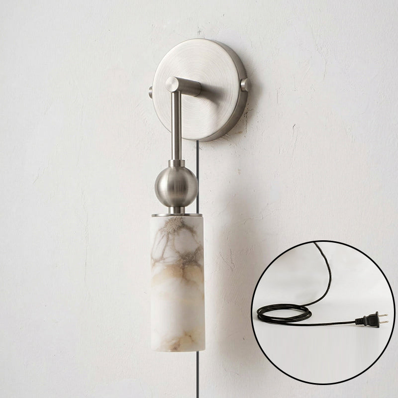Eiraina albasten wandlamp met stekker
