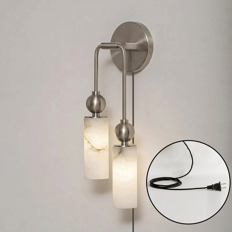 Eiraina albasten wandlamp met stekker