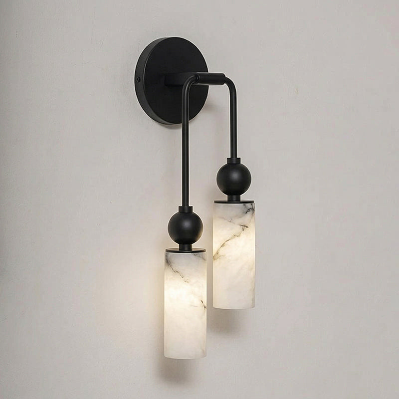 Alvire albasten wandlamp