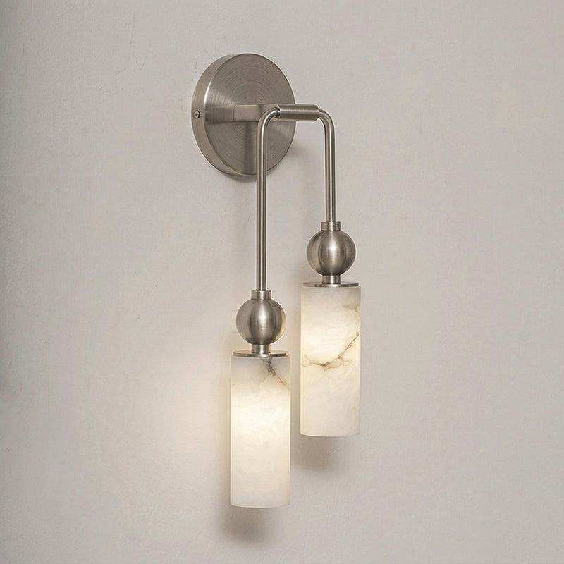 Alvire albasten wandlamp