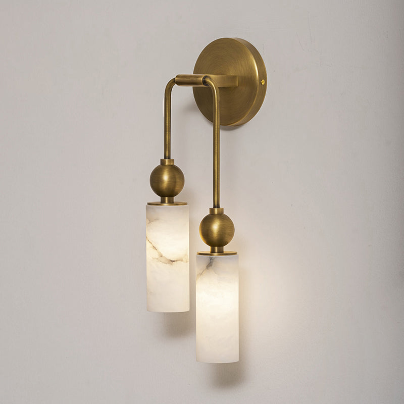 Alvire albasten wandlamp