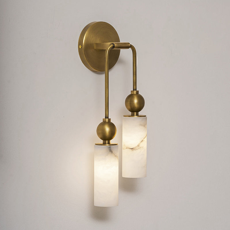 Alvire albasten wandlamp