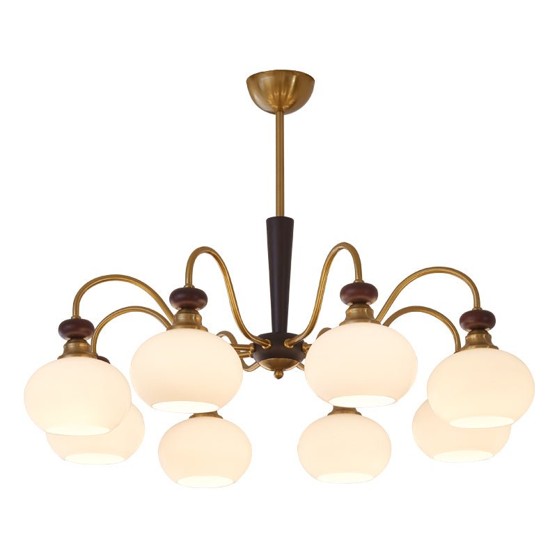 Calaeila Traditionele Elegantie Sfeer Hout glas Kroonluchter