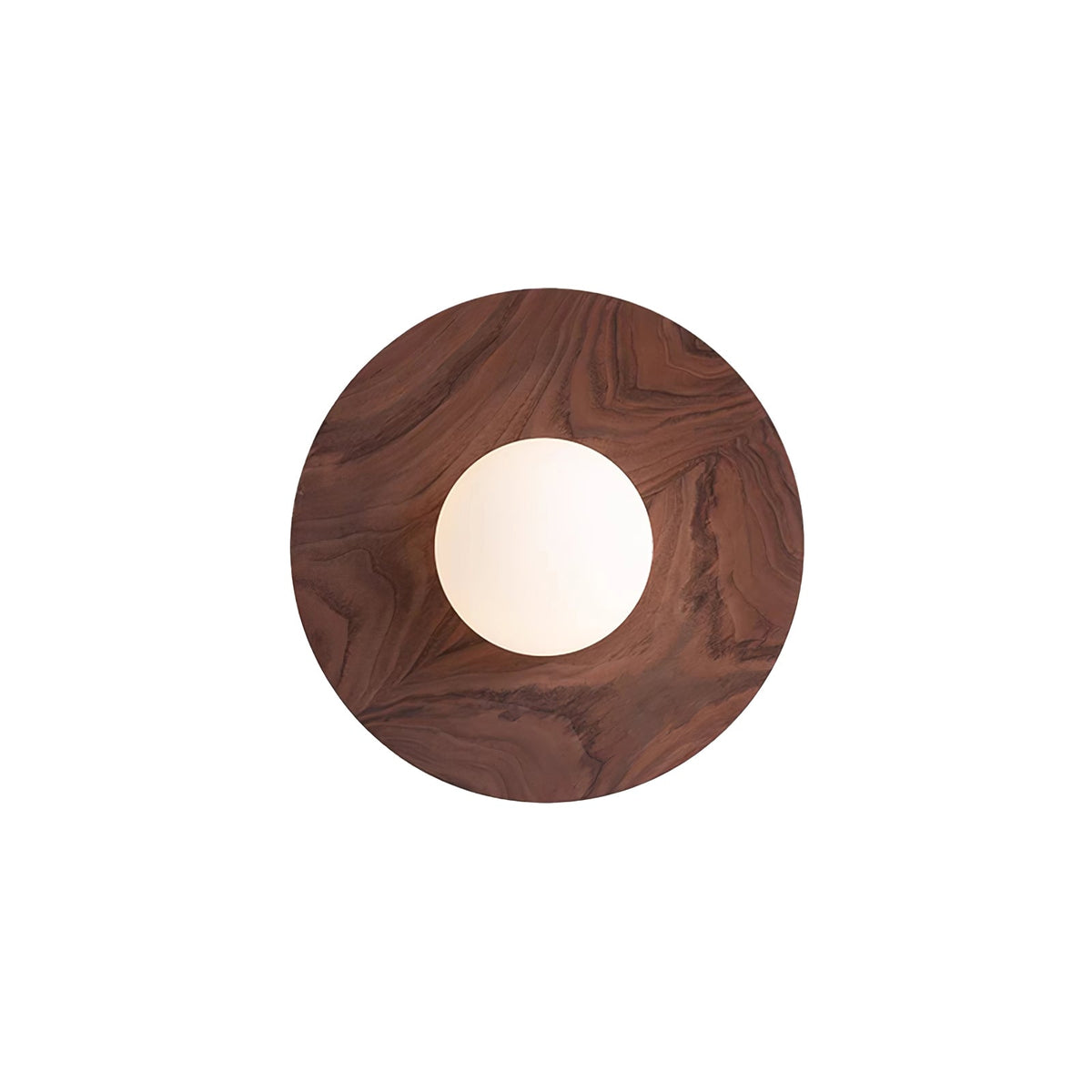 Eloza moderne minimalistische wandlamp van hout en glas