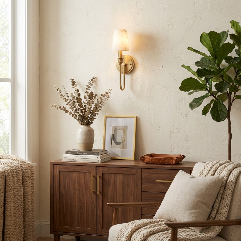Stavernford Albasten wandlamp