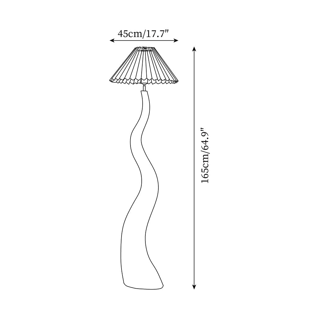 Serpent vloerlamp