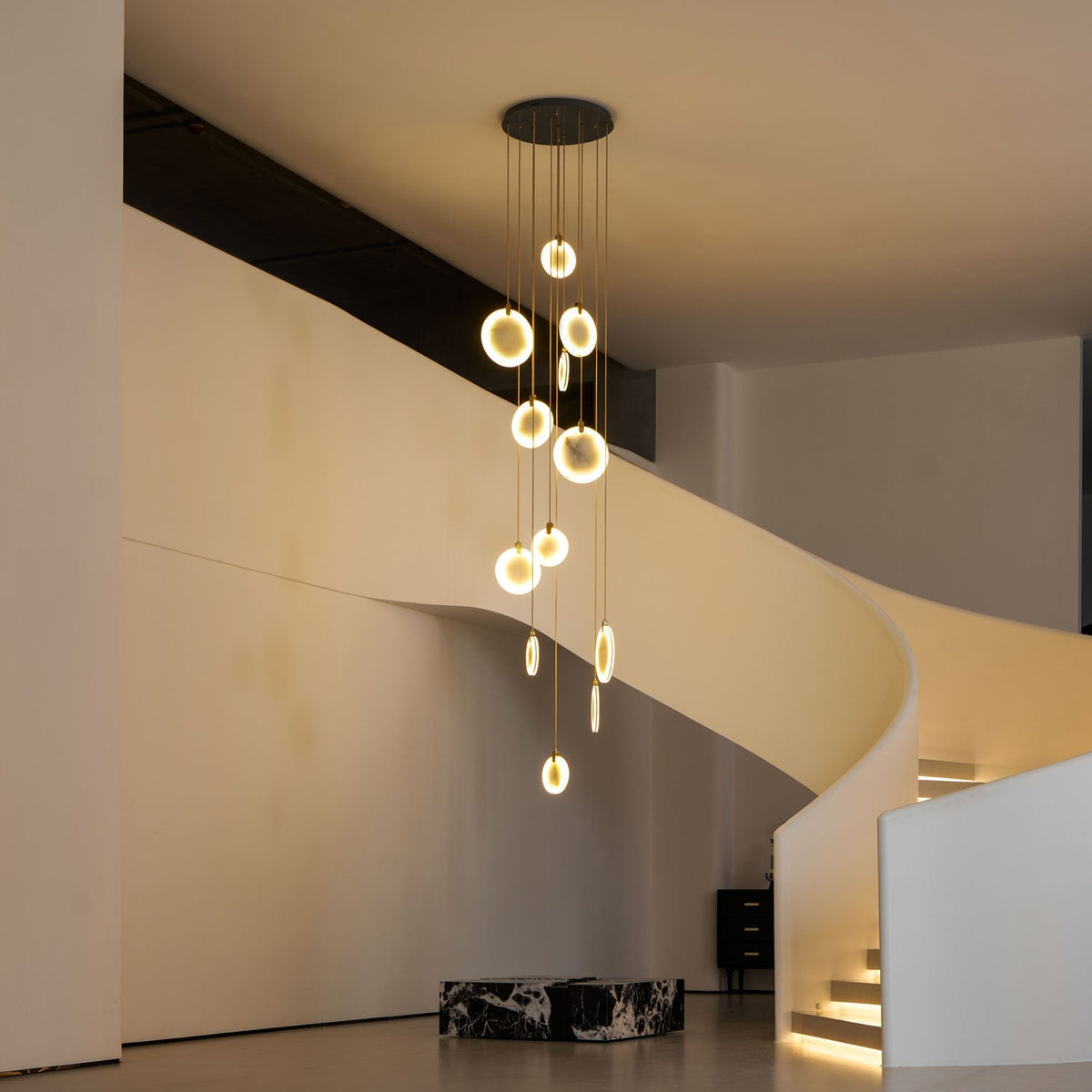 Harvest albasten hanglamp