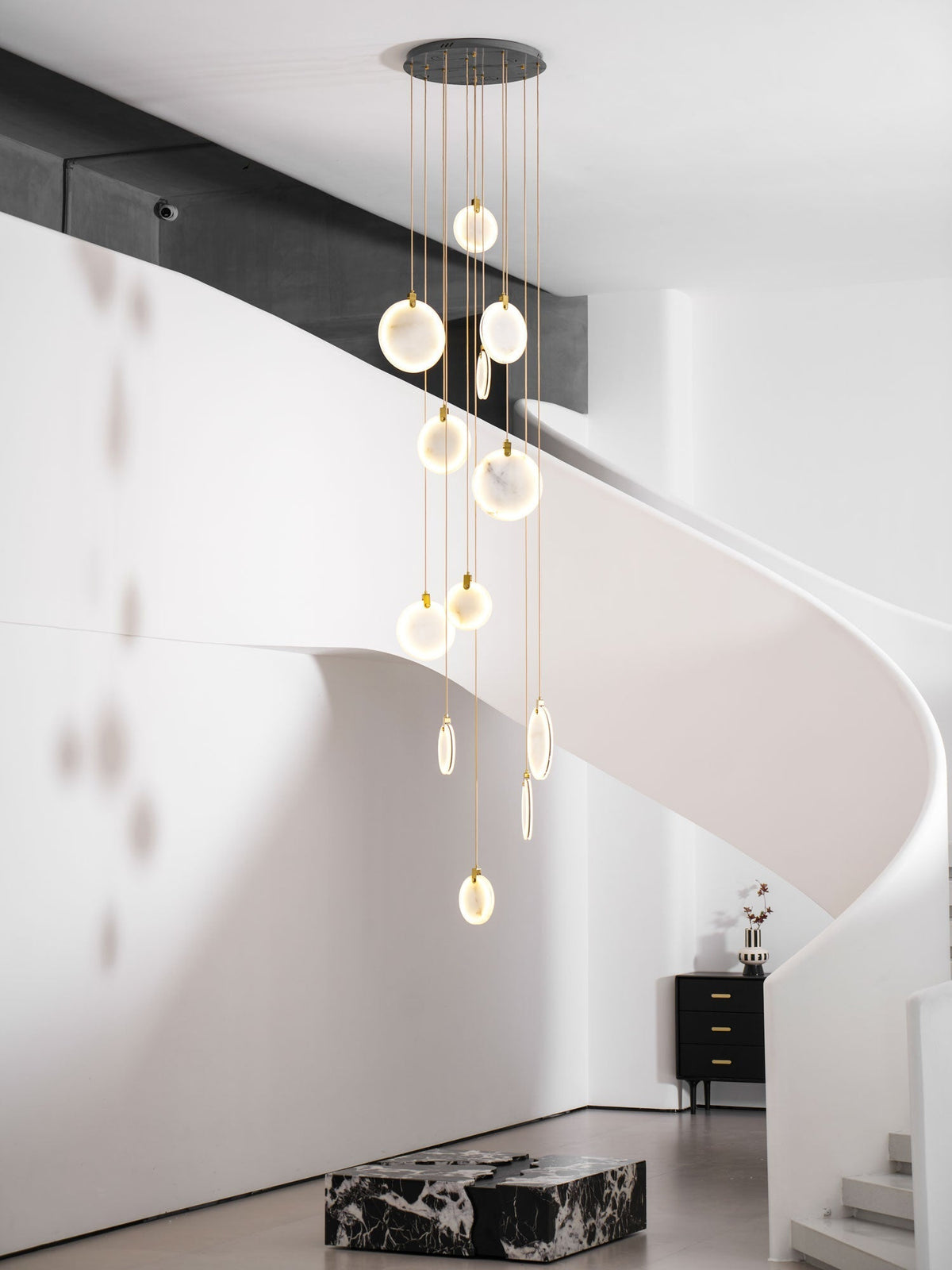 Harvest albasten hanglamp
