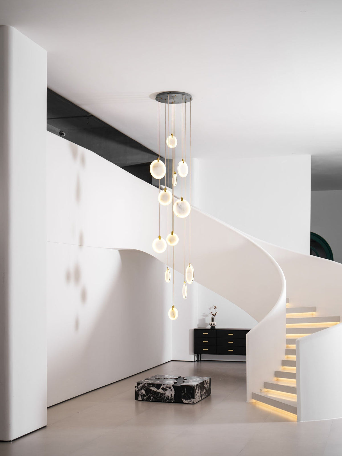 Harvest albasten hanglamp