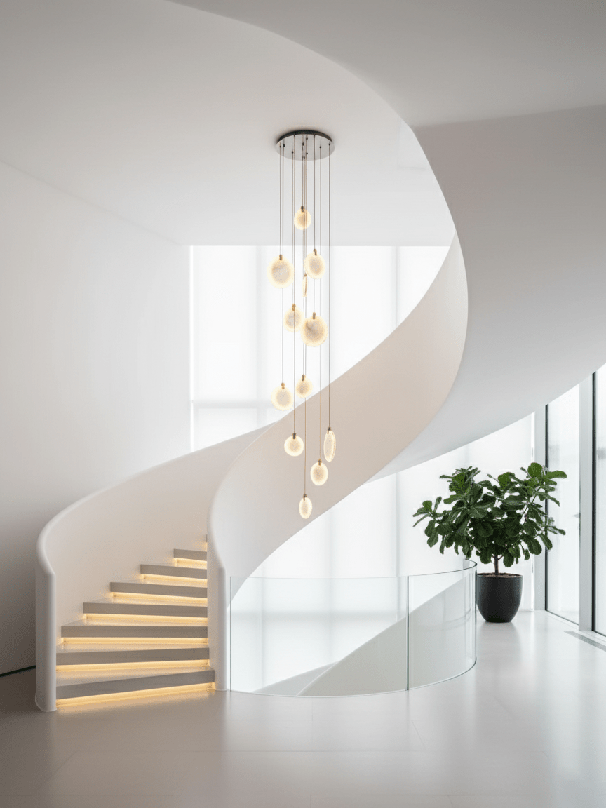 Harvest albasten hanglamp