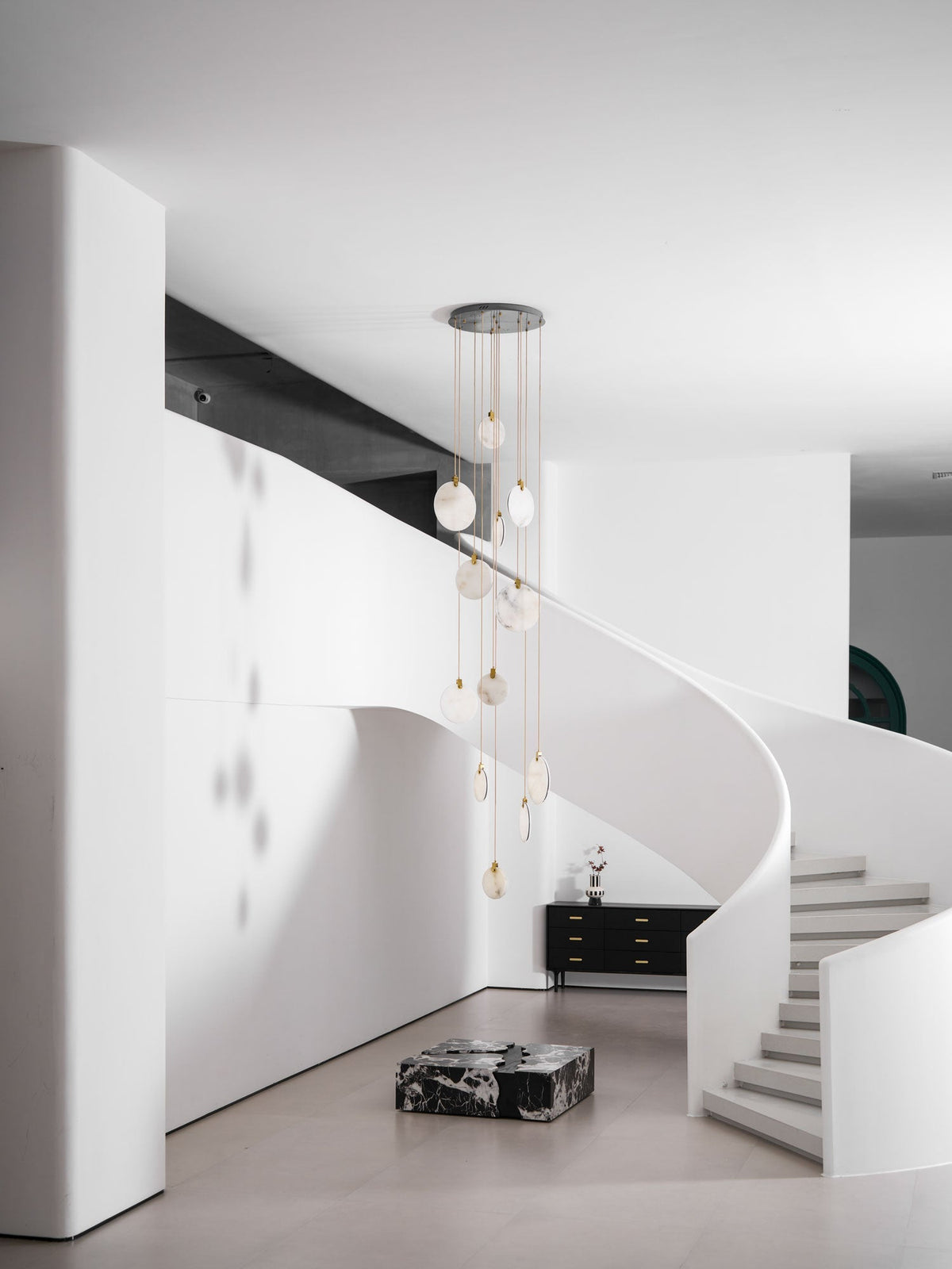 Harvest albasten hanglamp