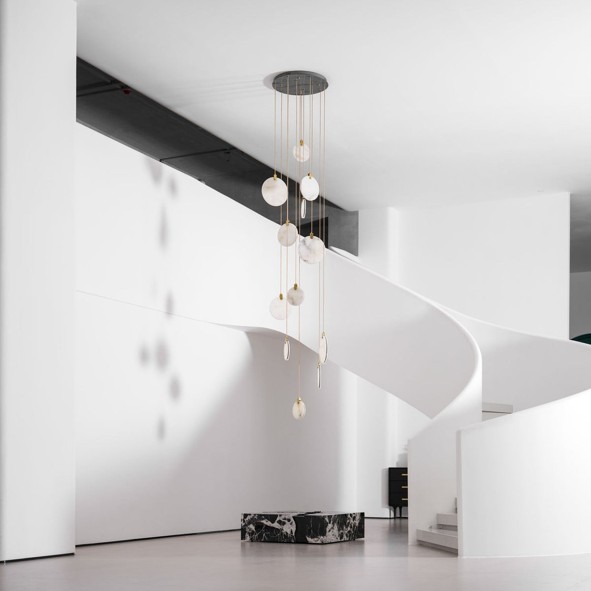 Harvest albasten hanglamp