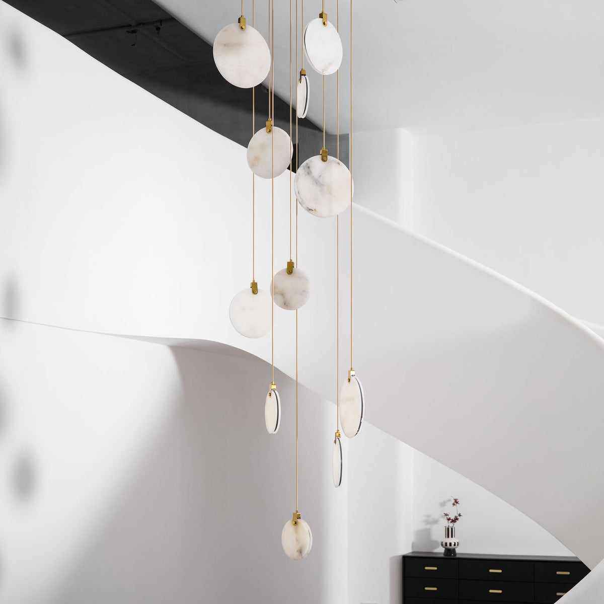 Harvest albasten hanglamp