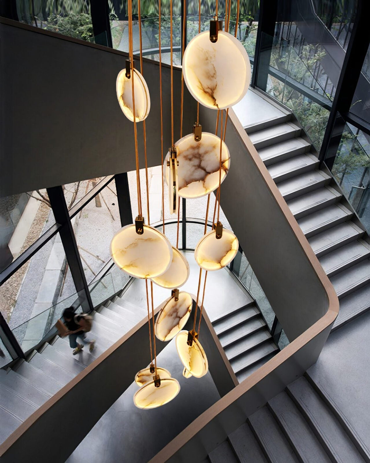 Harvest albasten hanglamp