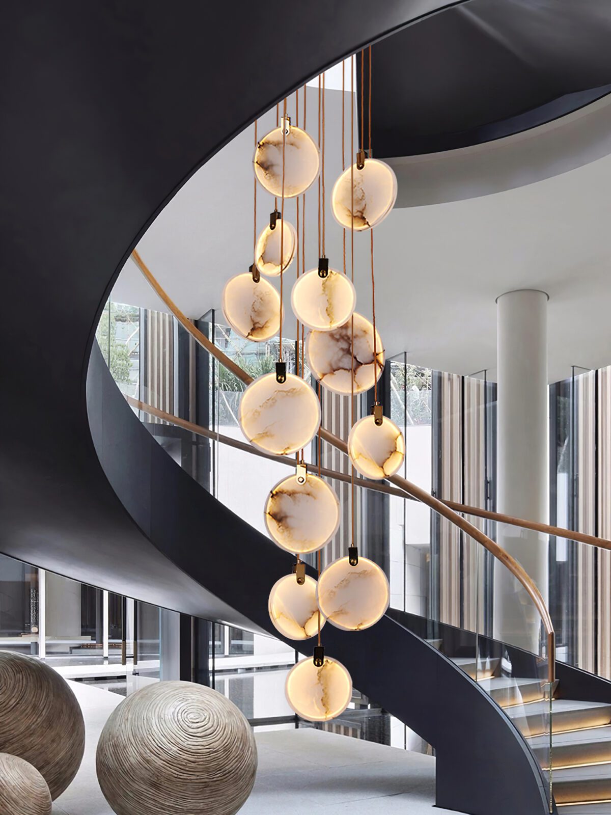 Lynore hanglamp van albast