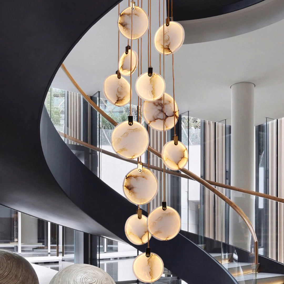 Harvest albasten hanglamp