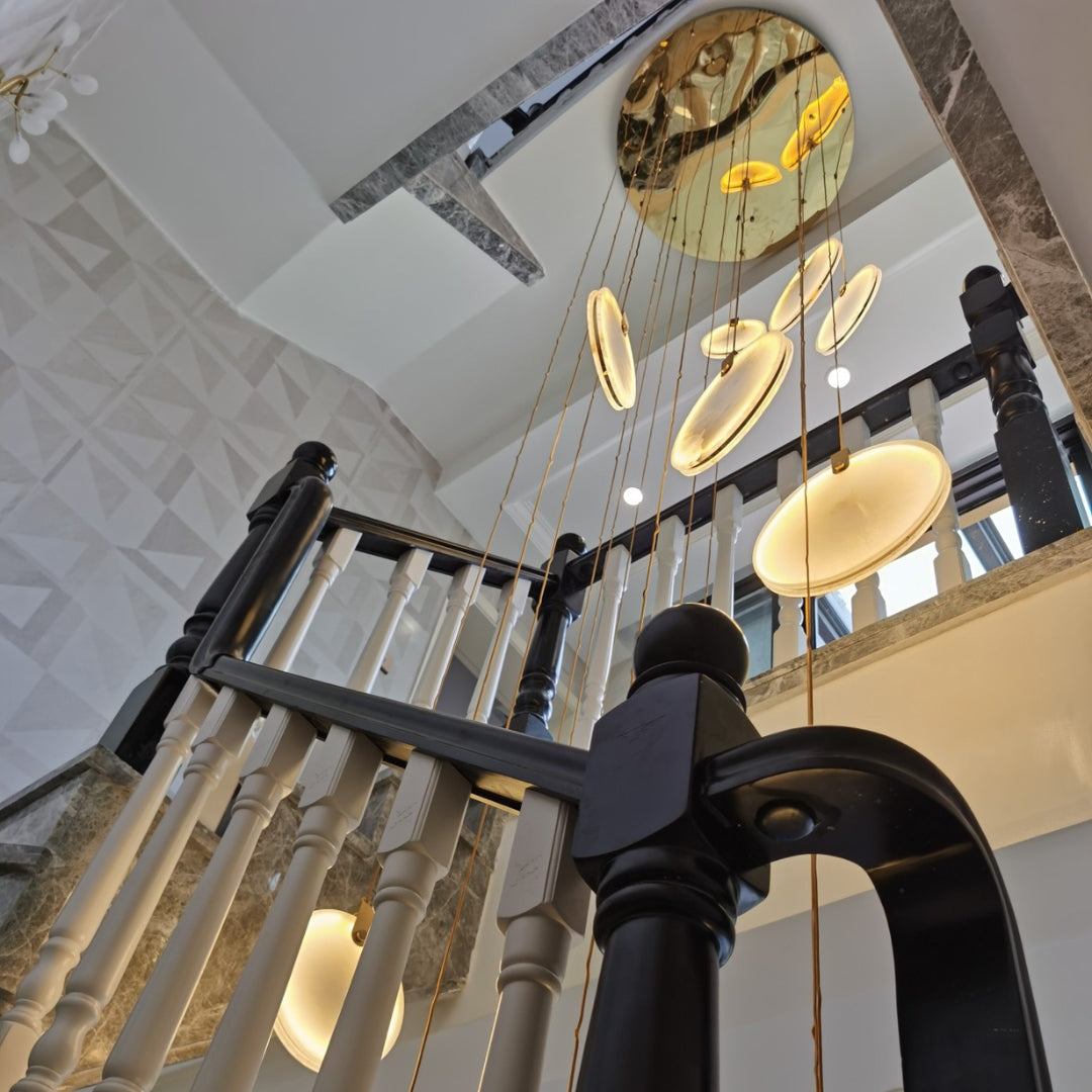 Harvest albasten hanglamp