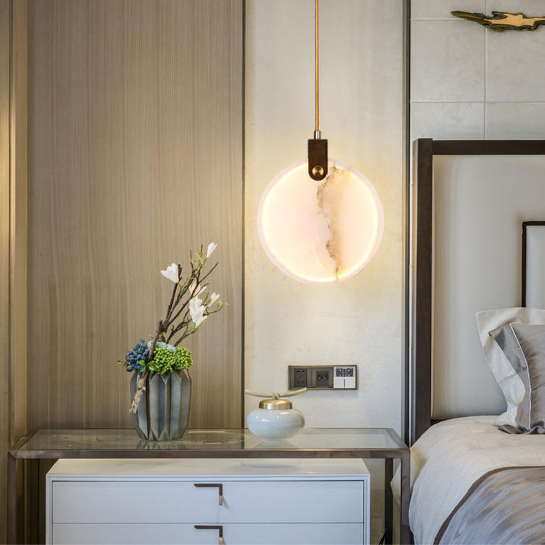 Harvest albasten hanglamp