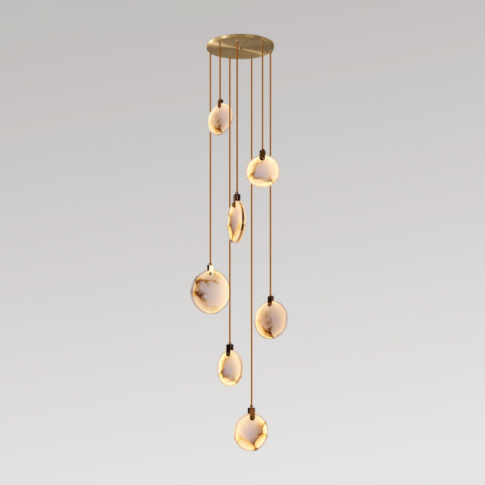 Harvest albasten hanglamp