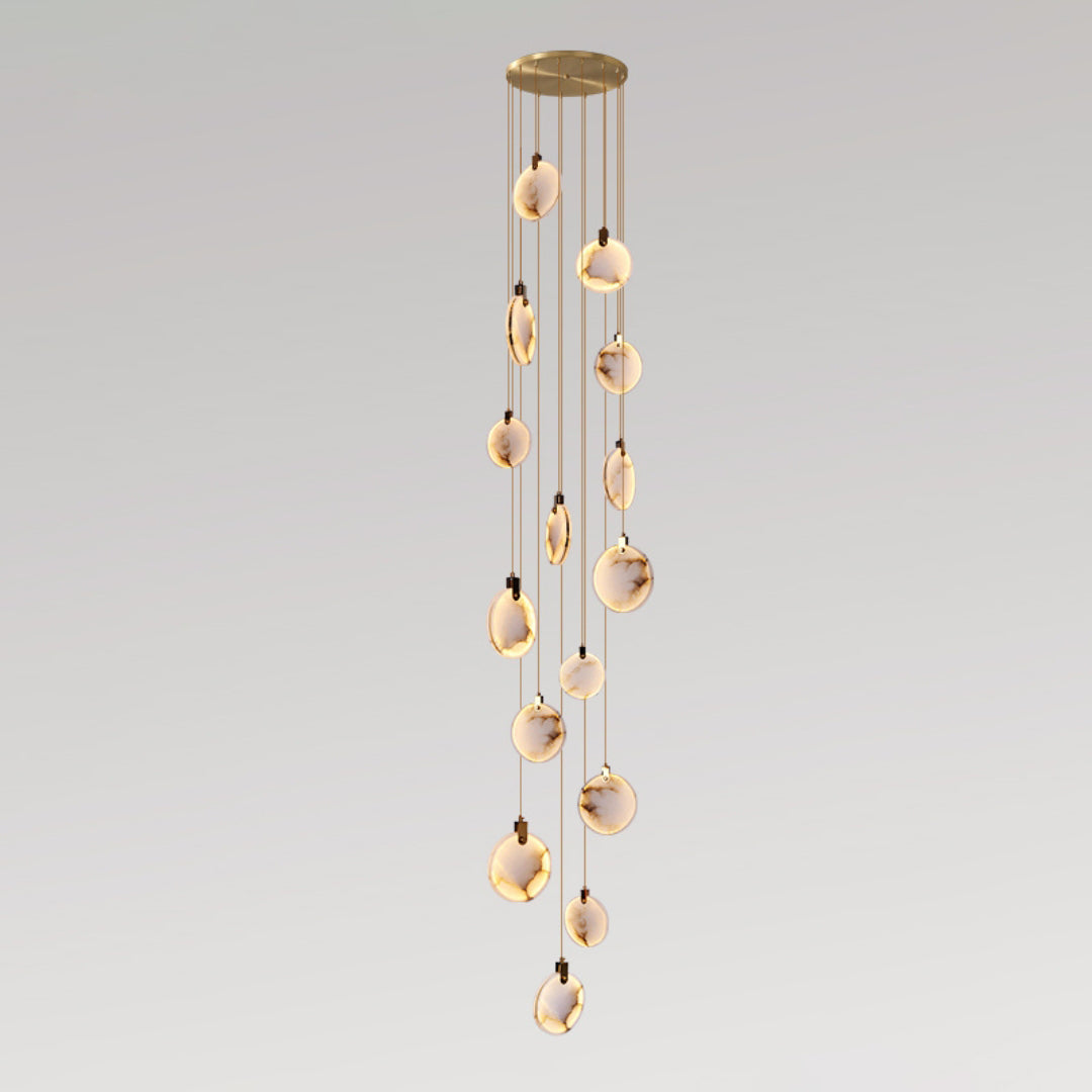 Harvest albasten hanglamp