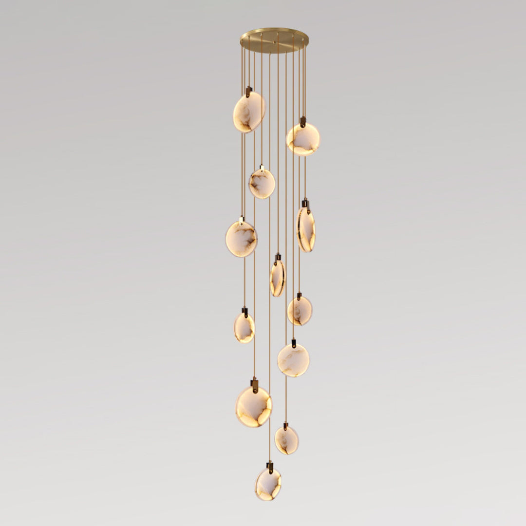 Harvest albasten hanglamp