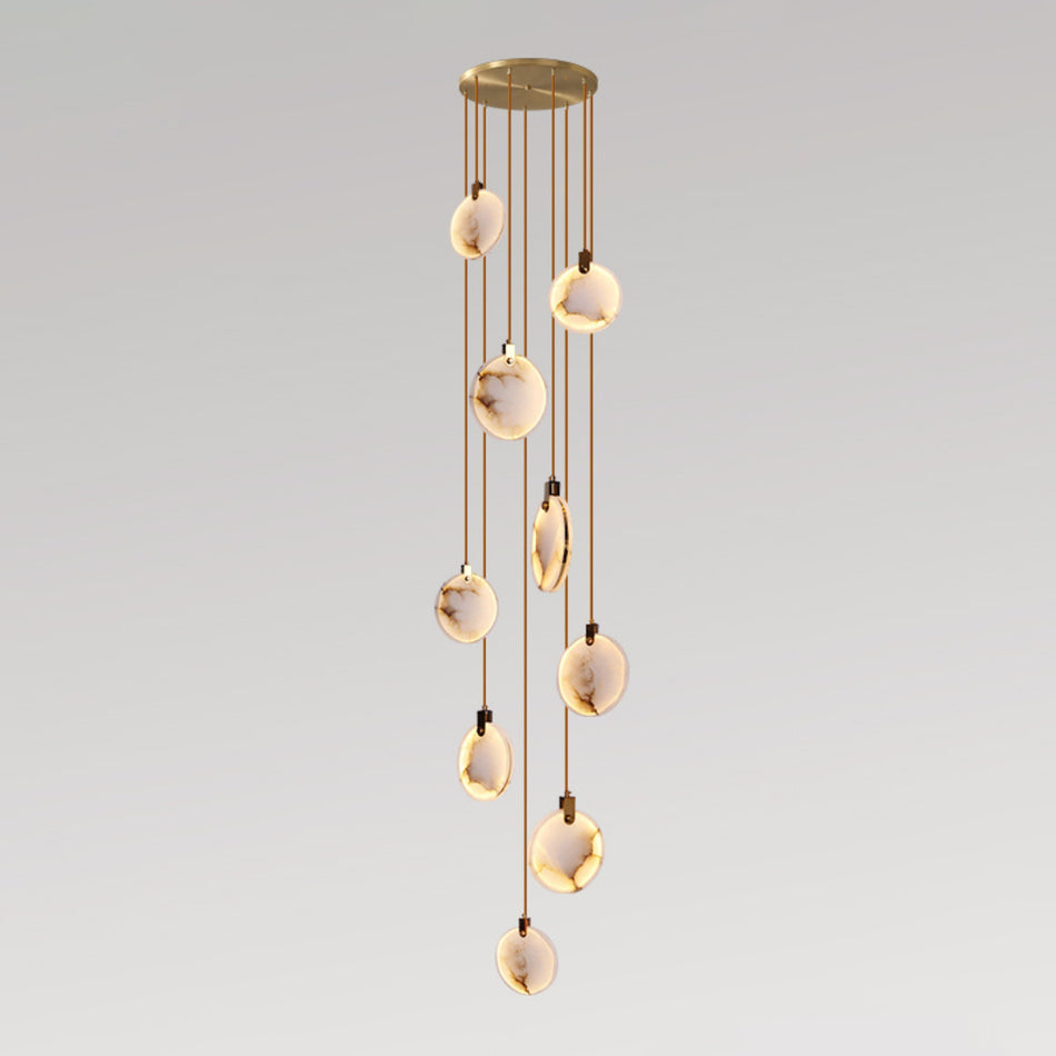 Harvest albasten hanglamp