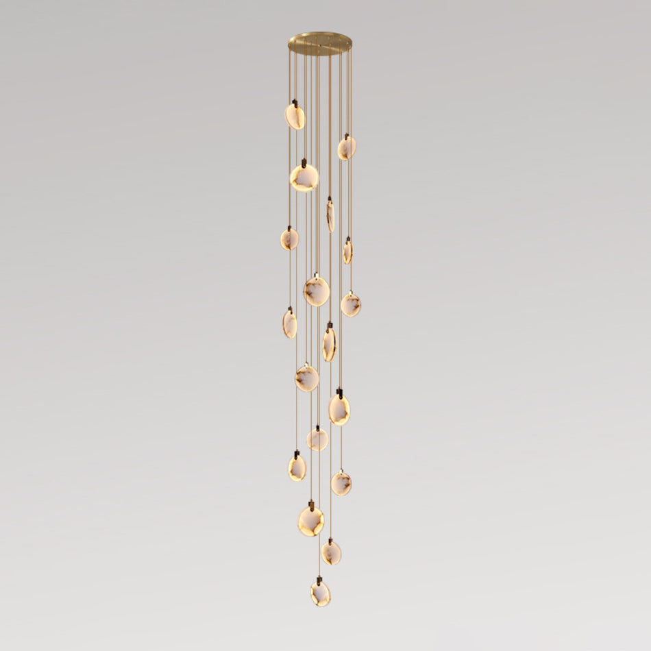 Harvest albasten hanglamp