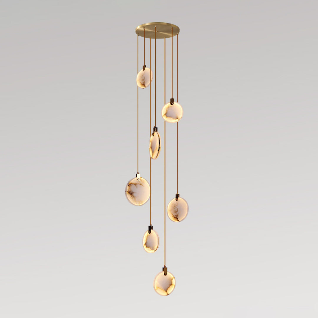 Harvest albasten hanglamp