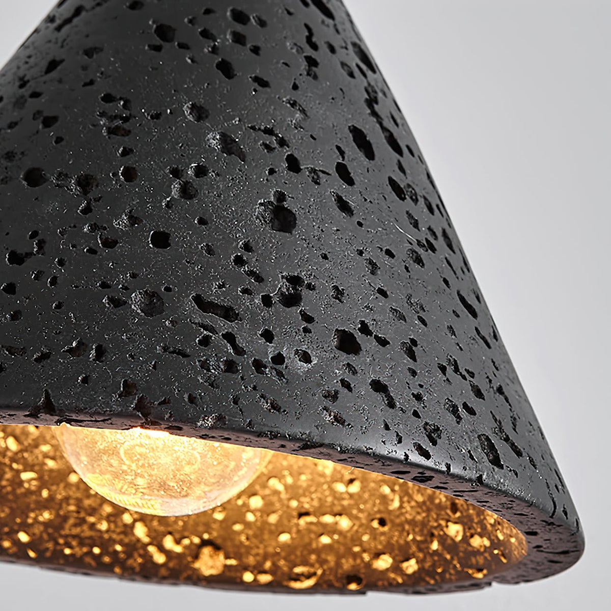 Aklan koepelvormige Shade travertin hanglamp