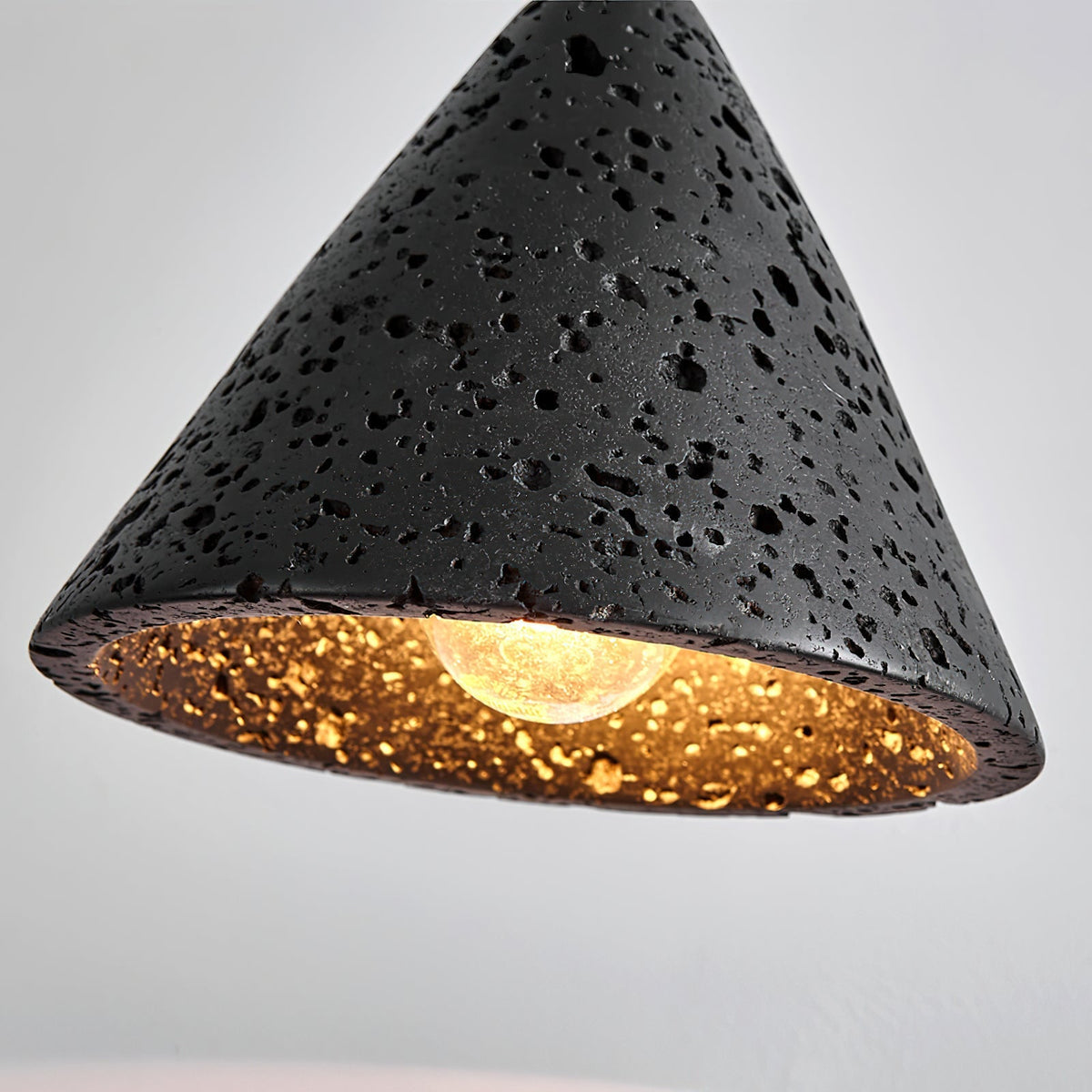 Aklan koepelvormige Shade travertin hanglamp