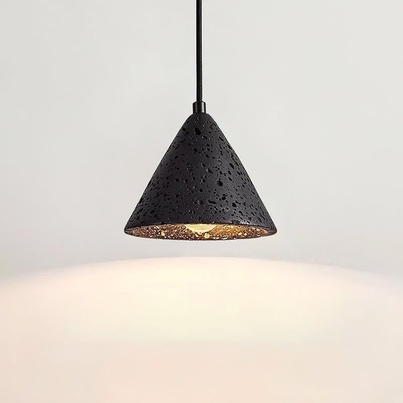 Aklan koepelvormige Shade travertin hanglamp