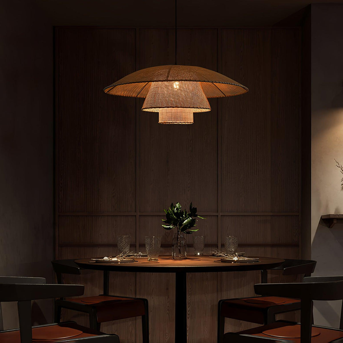 Arixu Vintage hanglamp van rotan
