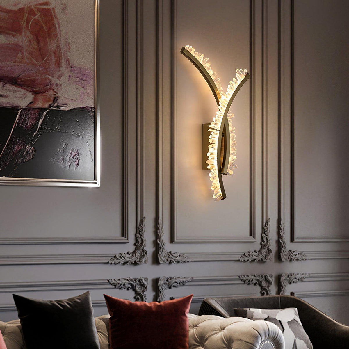 Celo Premium Noordse kunst kristallen wandlamp