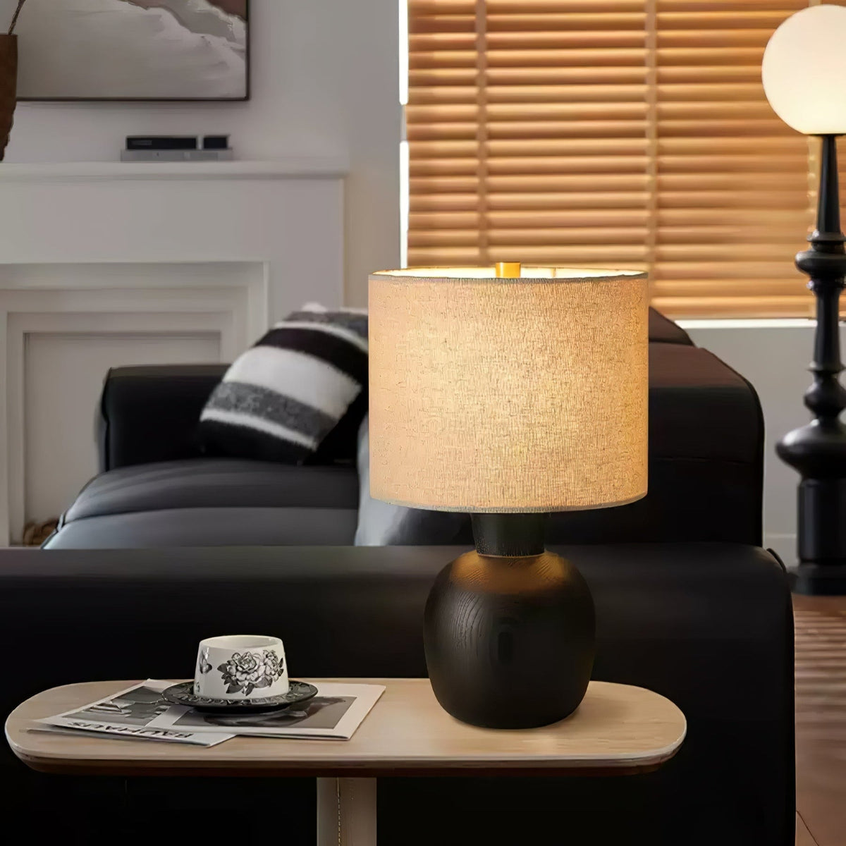 Joan minimalistisch Houten tafellamp