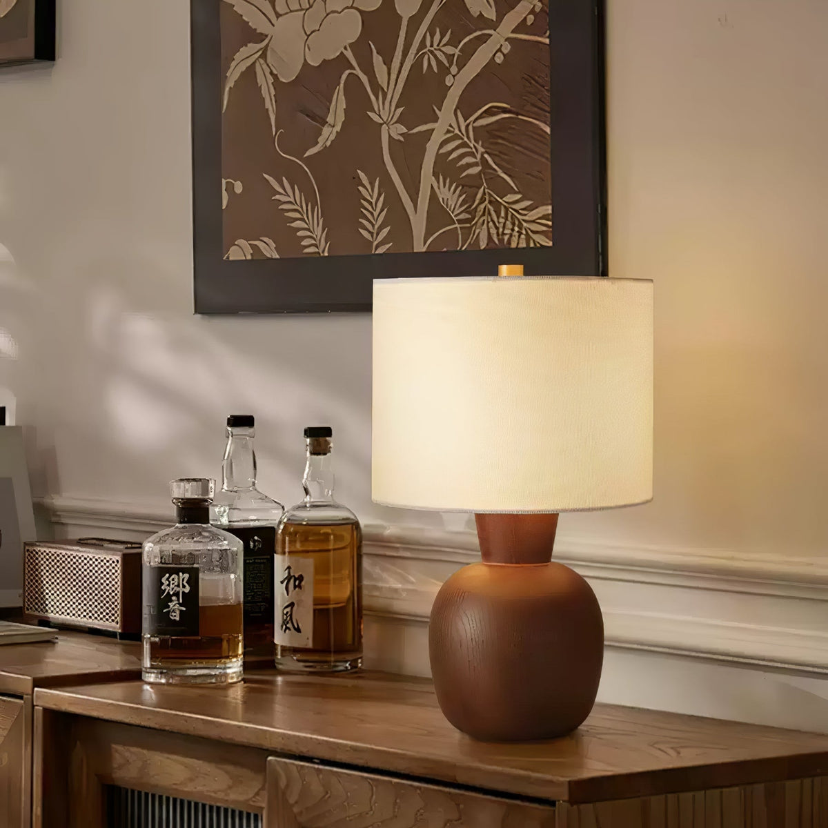 Joan minimalistisch Houten tafellamp