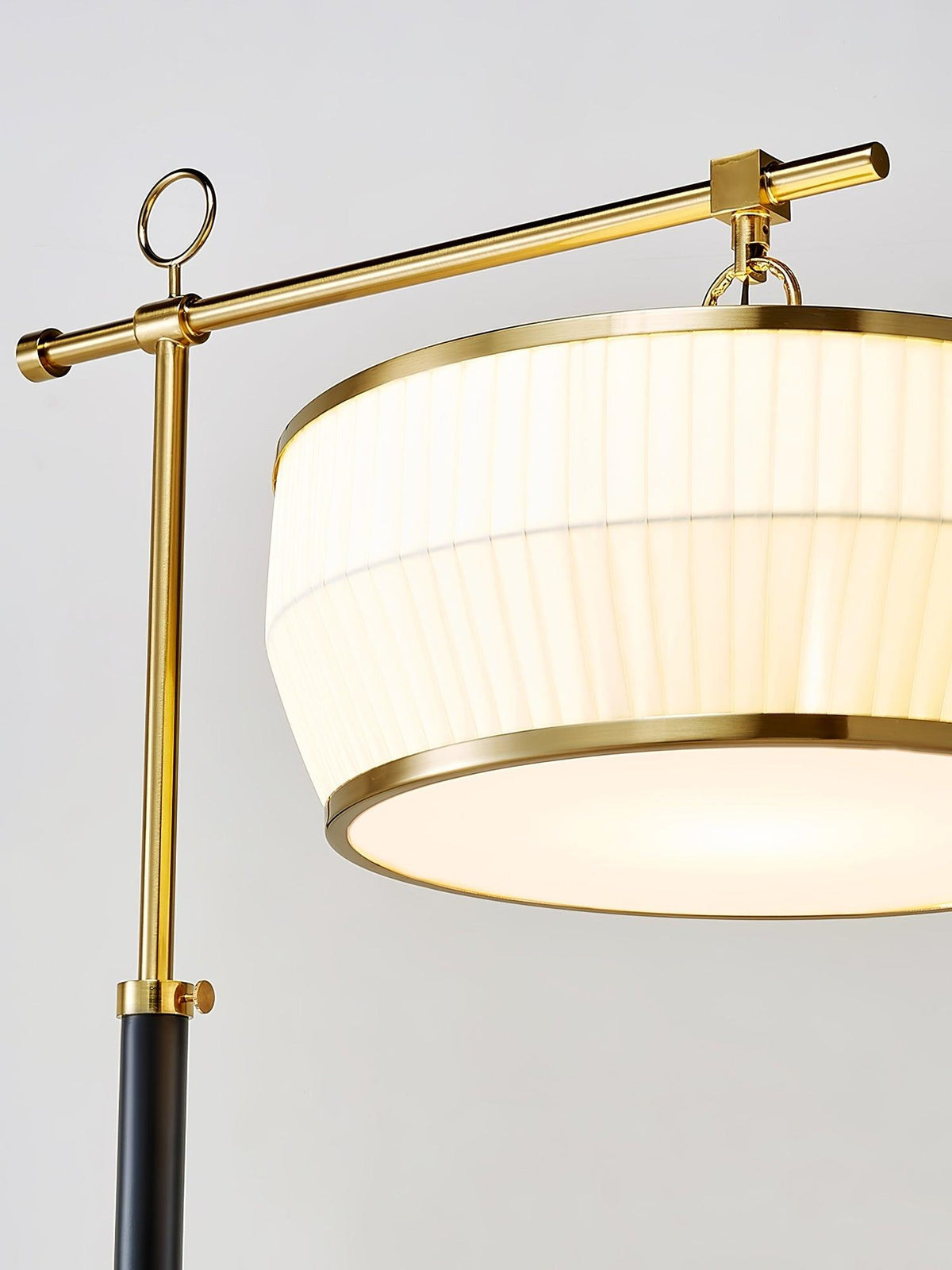 Socor moderne vloerlamp met stoffen kap