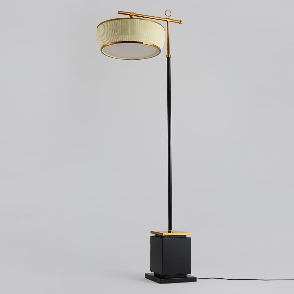 Socor moderne vloerlamp met stoffen kap