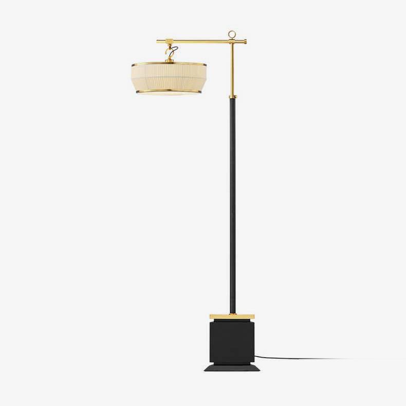 Socor moderne vloerlamp met stoffen kap