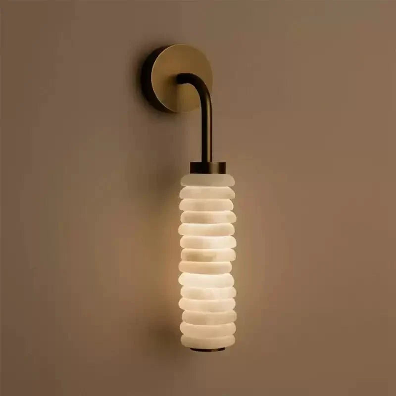 Helix albasten wandlamp