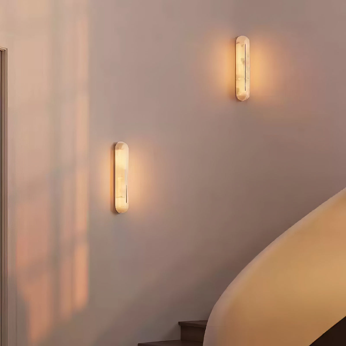 Armaryra Oblong albasten wandlamp