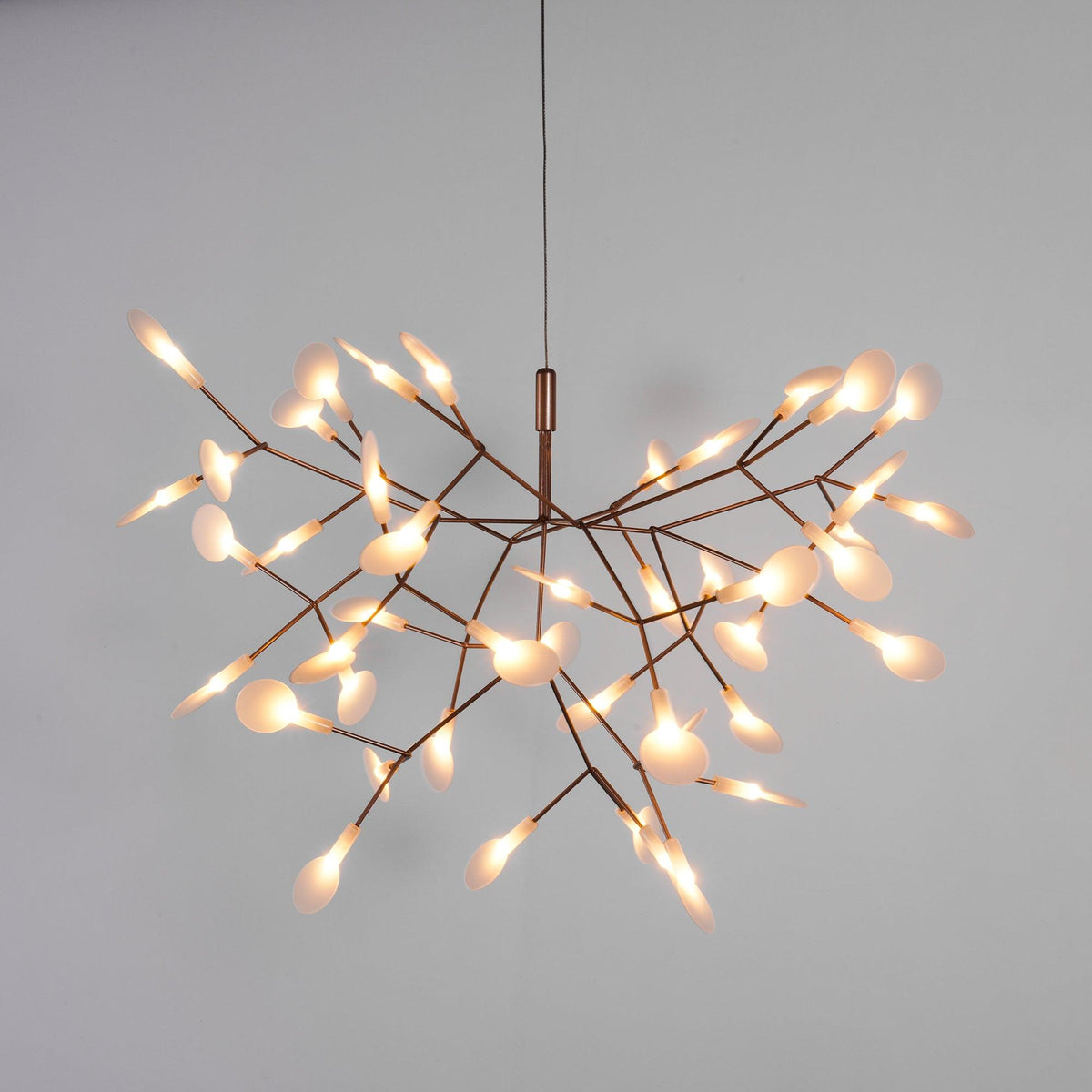 Auroreon Kroonluchter roségoud Firefly LED Tak