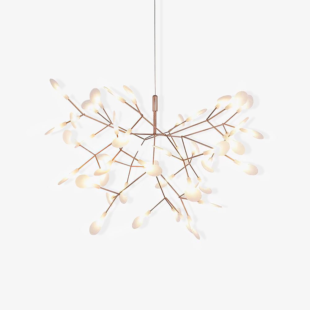 Auroreon Kroonluchter roségoud Firefly LED Tak