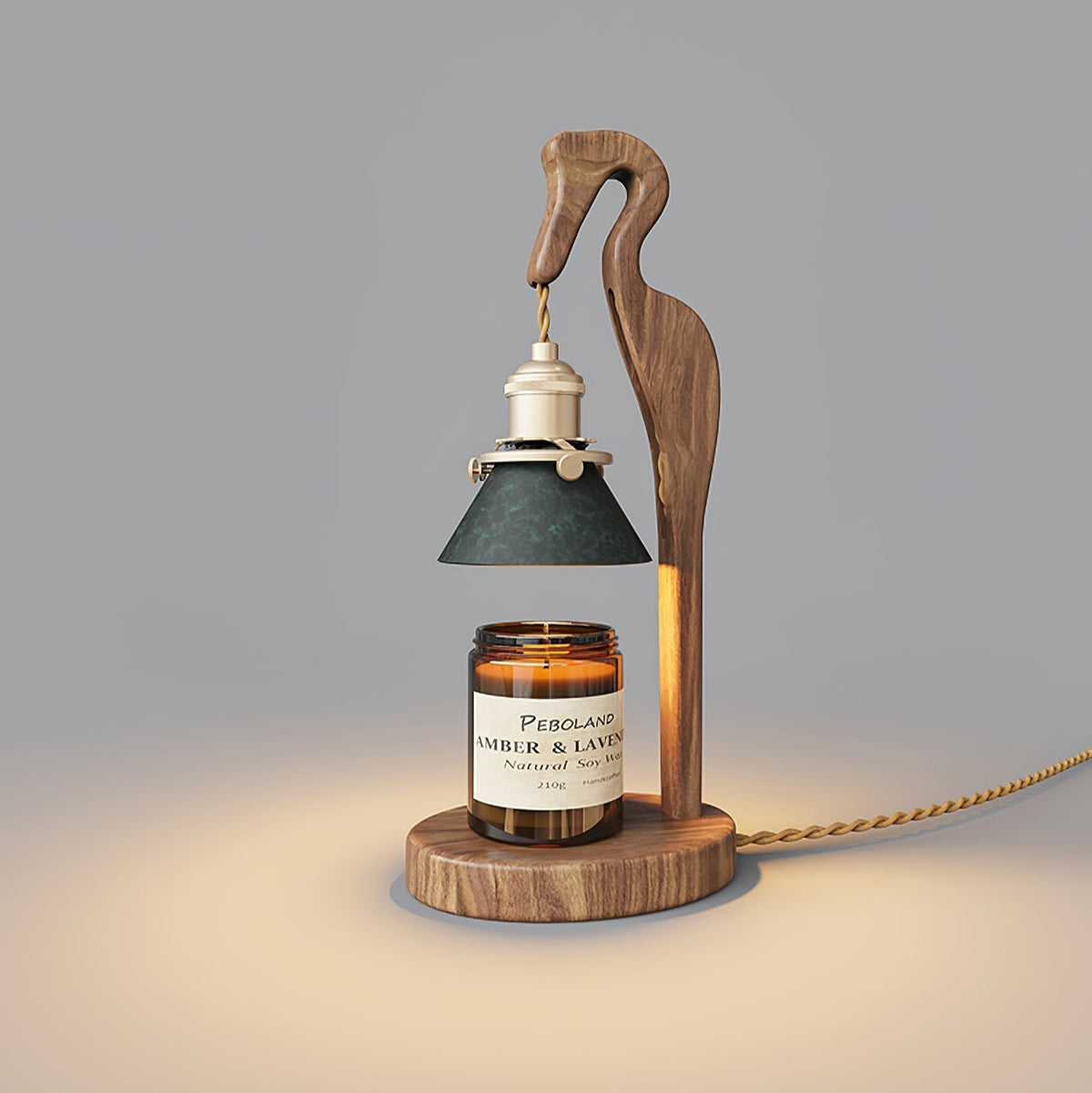 Cyn Hout Kunstzinnige tafellamp