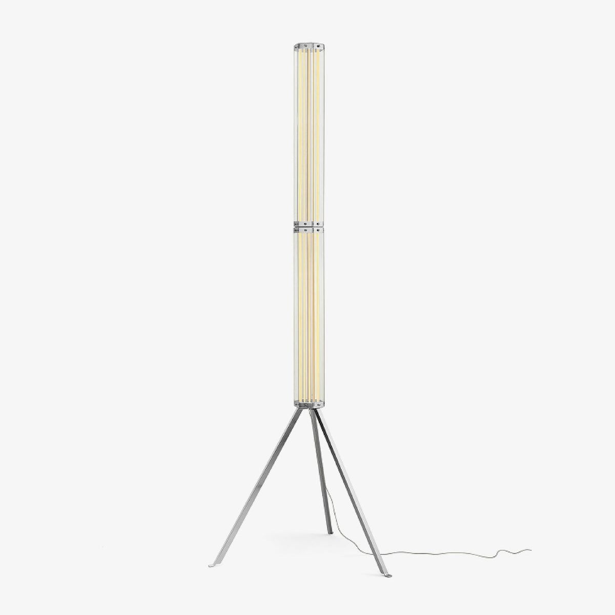 Thessan Hexagonale vloerlamp van glas